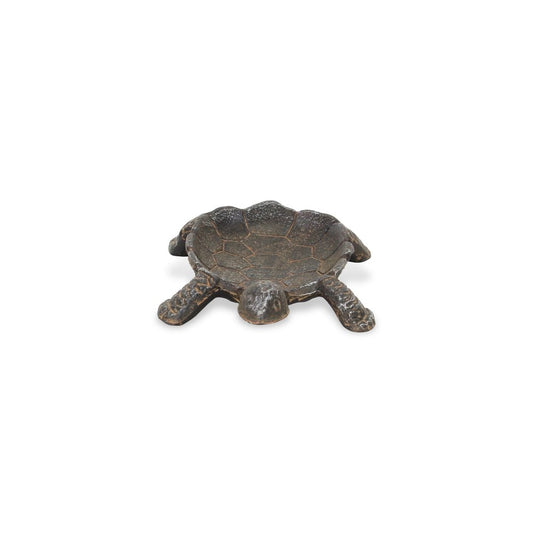 7" Black Turtle Cast Iron Vanity Tray