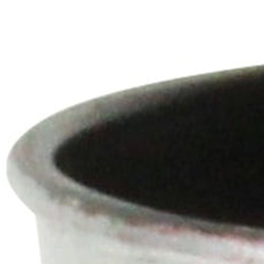 5" Silver Recycled Plastic Indoor Outdoor Round Pot Planter