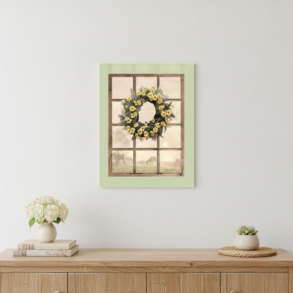 Country Gazing Framed Print Wall Art