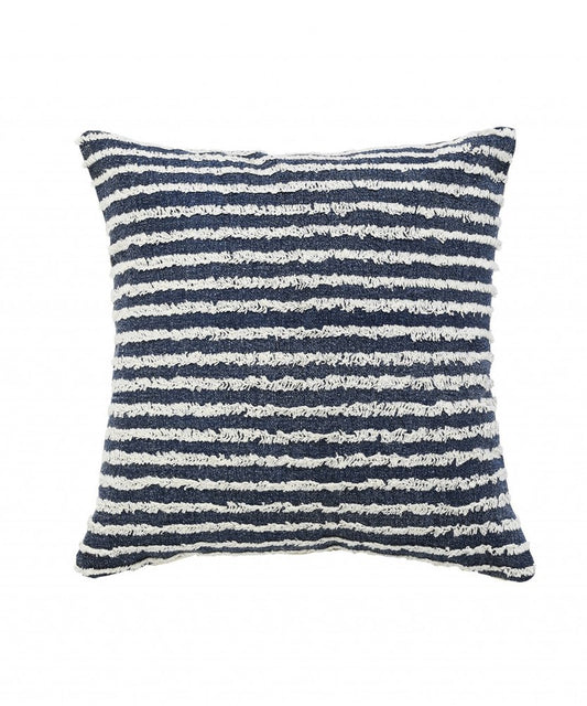 14" X 36" Purple and Cream Throw Pillow