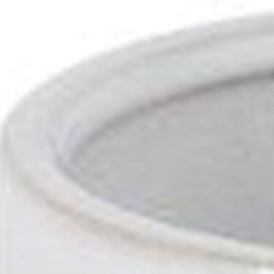 Set of Three White Porcelain 1 Ounce Round Funny Face Pot Planters With Stands