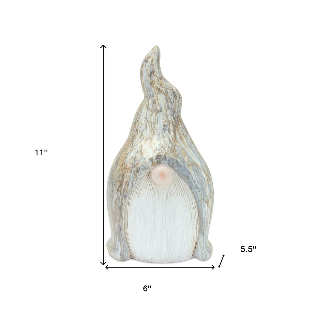 Set of Two 11" Terra Cotta Resin Figurine Tabletop Sculpture