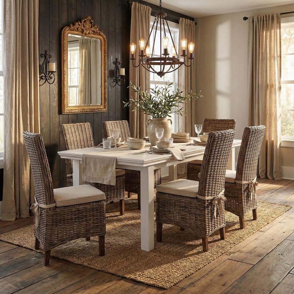 79" White Solid Wood Butterfly Leaf Extending Dining Table