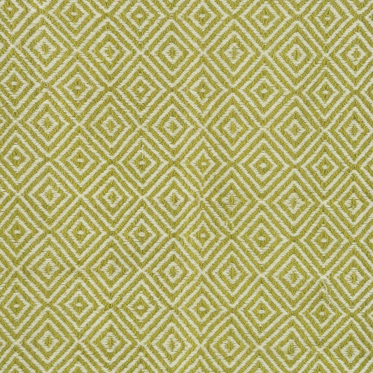 50" X 60" Citrine And Ivory Geometric Cotton Throw Blanket with Fringe