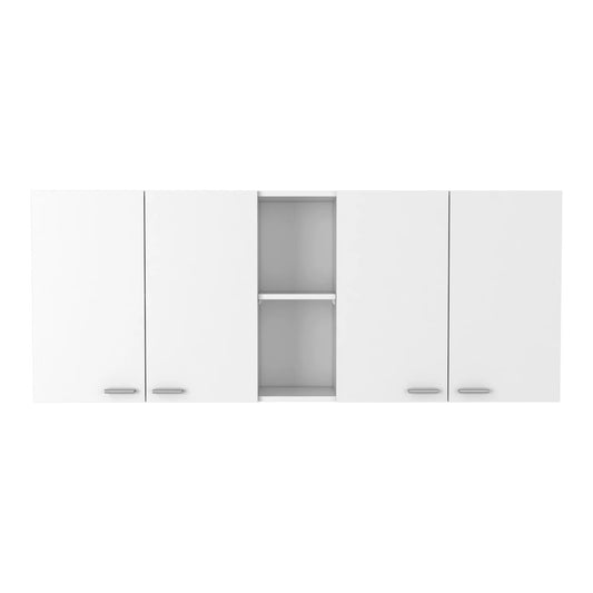 41" Dark Brown and White Wood Kitchen Island Set With Storage