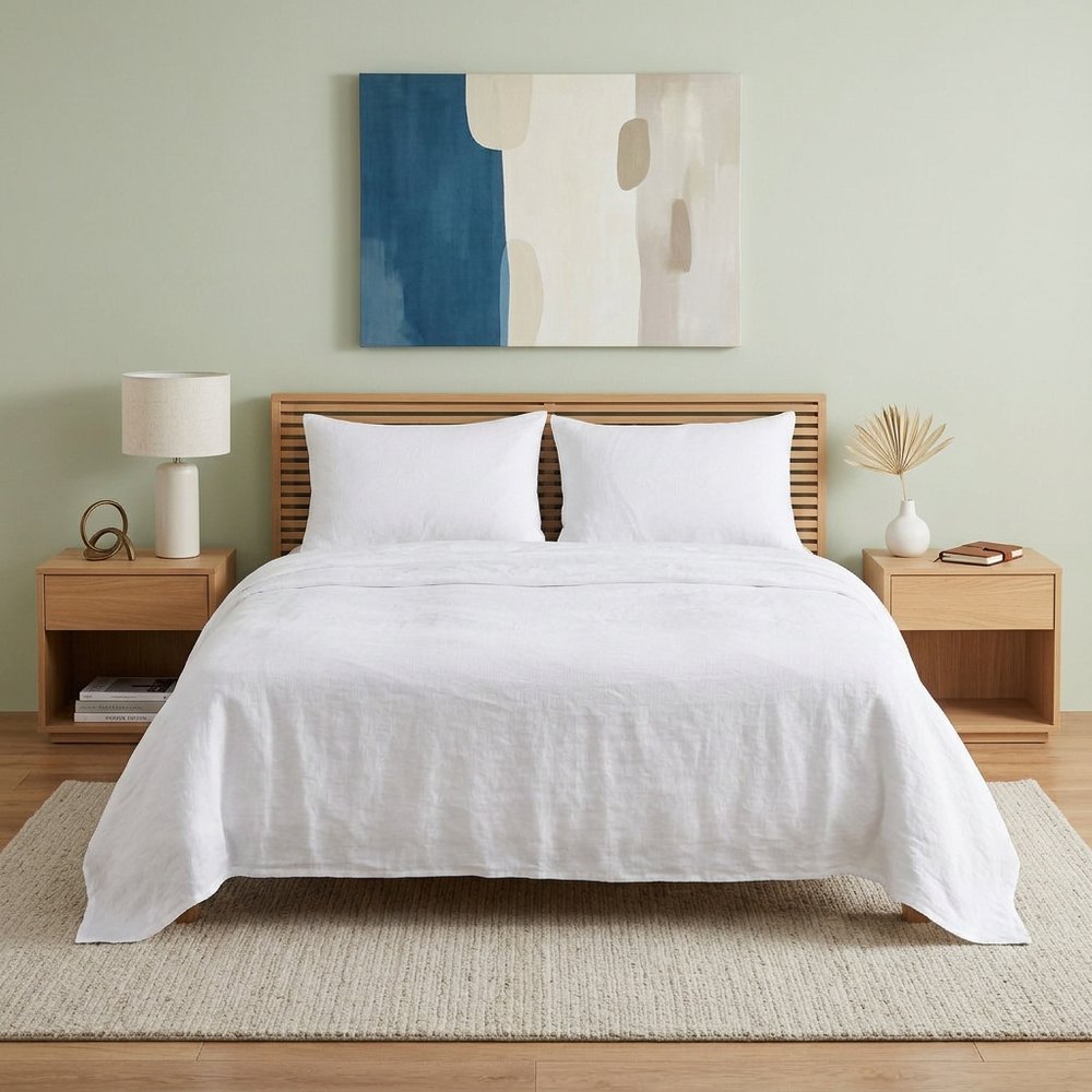 Four Piece Cloud Linen Sheet Set