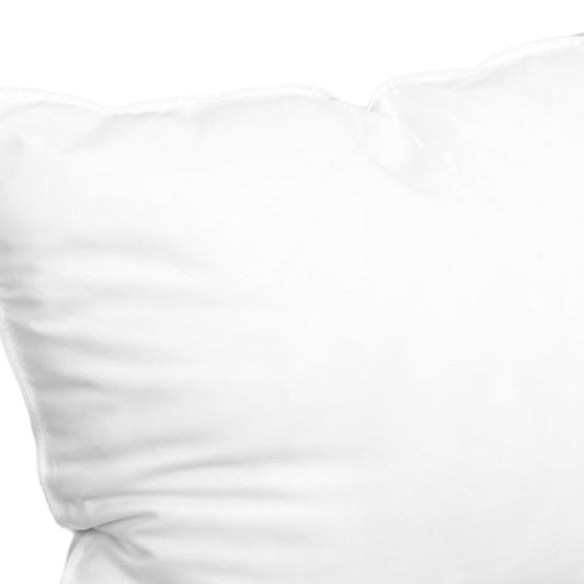 Set of Two Microfiber Down Alternative Medium Hypoallergenic King Size Bed Pillows