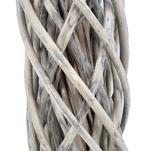 22" Natural Gray Willow Dried Wreath