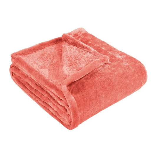 14" X 15" Coral Fleece Plush Throw Blanket