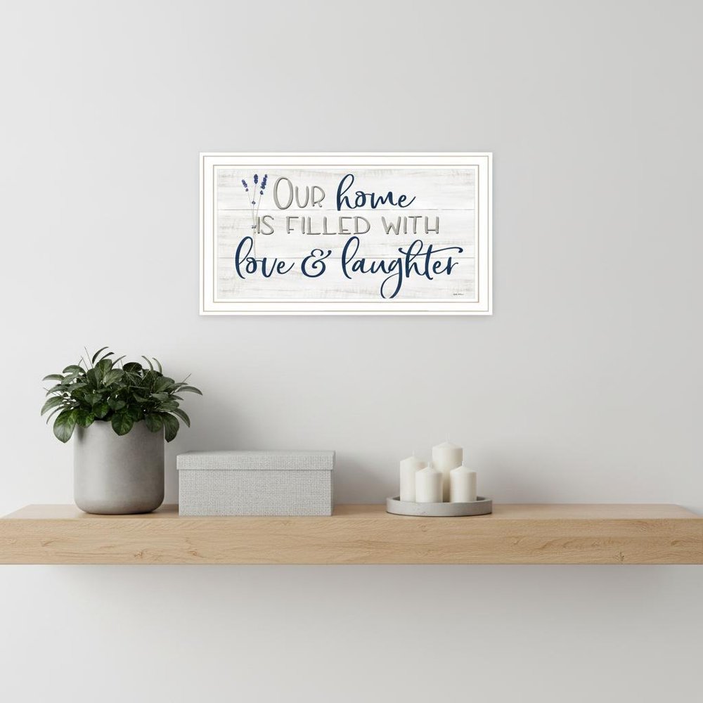 Our Home Black Framed Print Wall Art