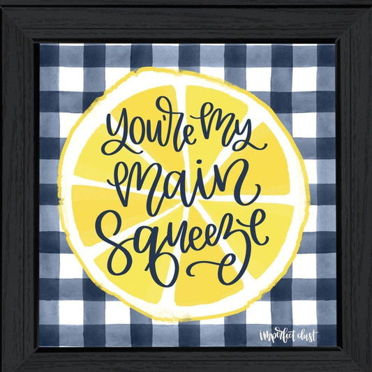 Main Squeeze Black Framed Print Wall Art