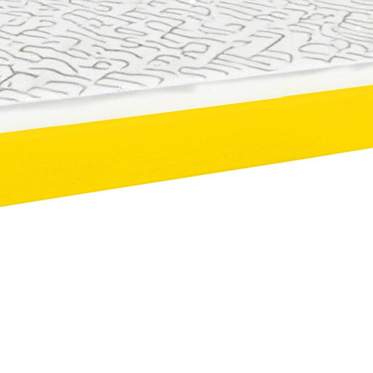 Canary Yellow Solid Wood Twin Bed Frame