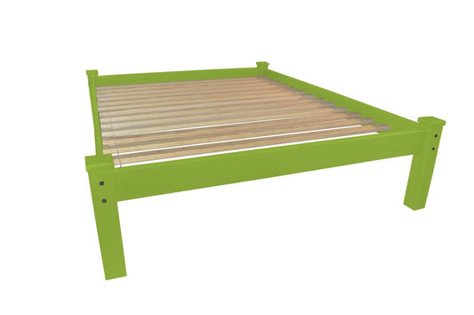Lime Green Solid Wood Twin Bed Frame
