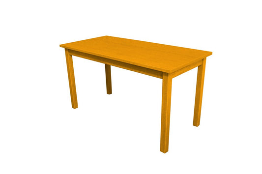 60" Goldenrod Solid Wood Dining Table
