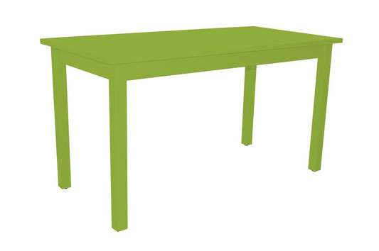 60" Chartreuse Solid Wood Dining Table