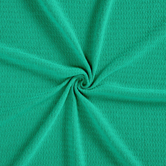 King Turquoise Cotton Waffle Weave Honeycomb Blanket