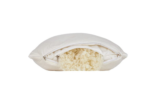Cotton Wool Hypoallergenic King Size Bed Pillow