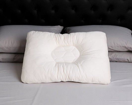 Cotton Latex Foam And Wool Firm Hypoallergenic Queen Size Bed Pillow