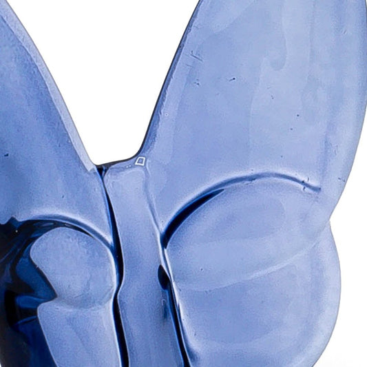 3" Dark Blue Crystal Butterfly Figurine Tabletop Sculpture