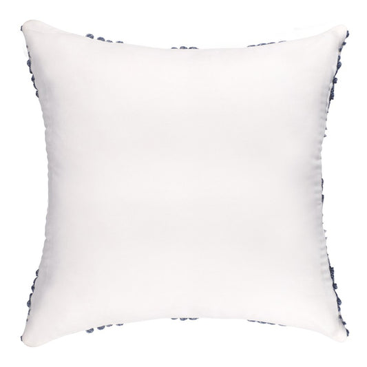 20" Blue Geometric Throw Pillow