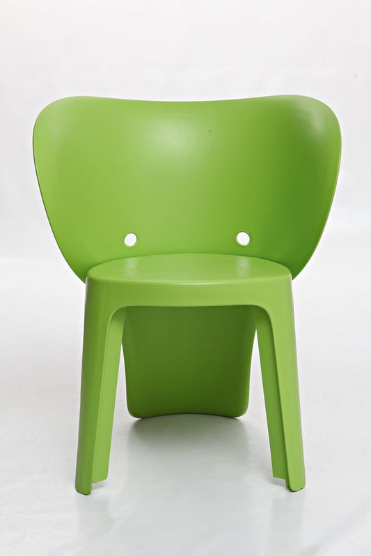 Set Of Four Green Heavy Duty Plastic Juvenile Chairs