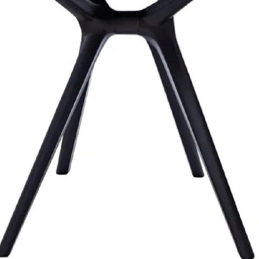 27" Black Heavy Duty Plastic Square End Table