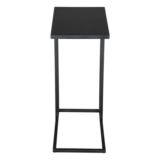 24" Black Iron Abstract End Table