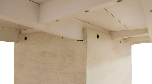 72" Natural and Brown Solid Wood Pedestal Base Dining Table