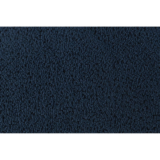 Navy Blue And Upholstered Lighted Queen Bed Frame with USB