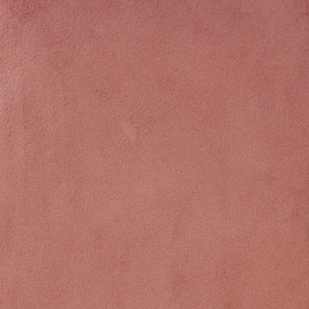 42" Pink And Black Velvet And Upholstered Swivel Side Chair