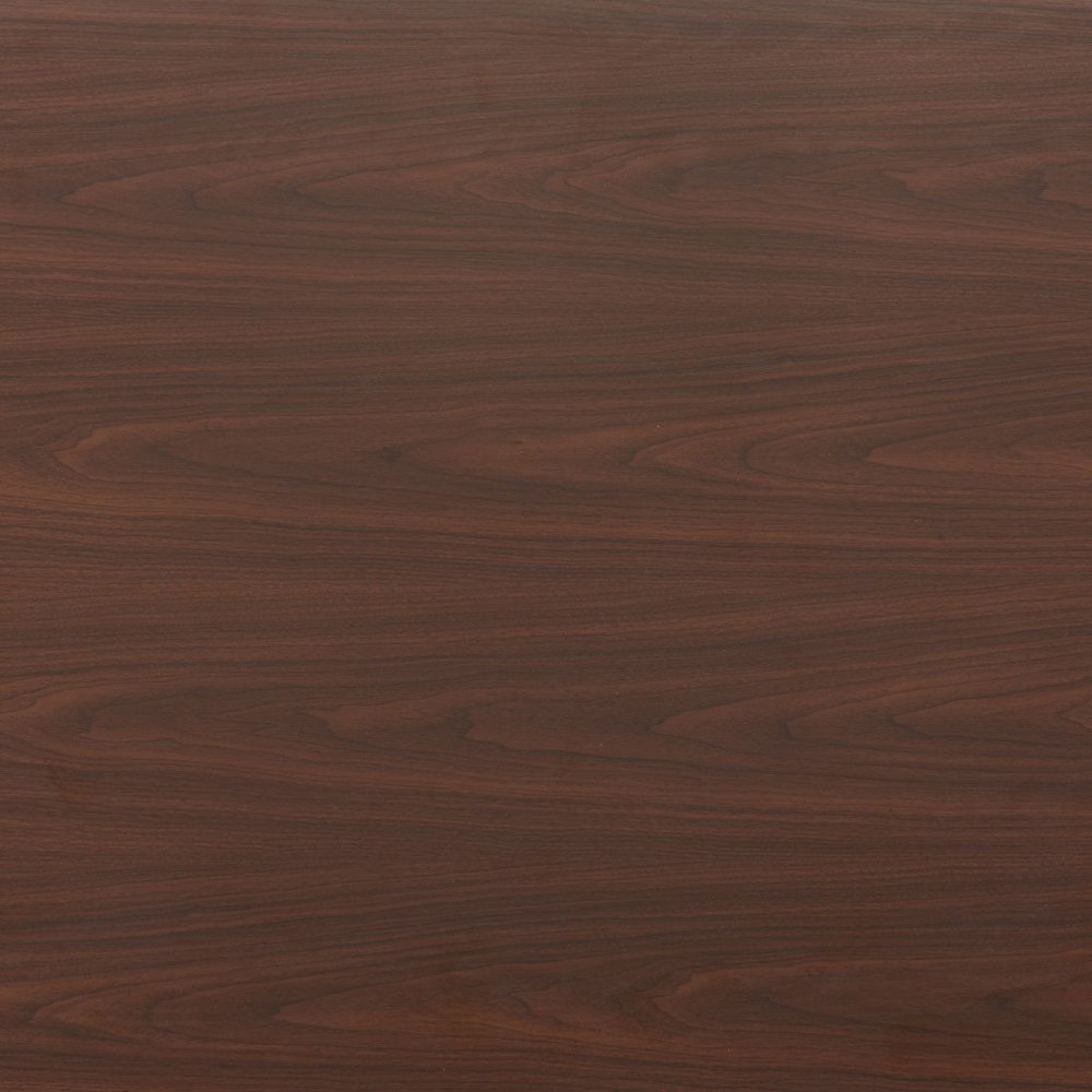 71" Brown and Black Wood and Steel Dining Table