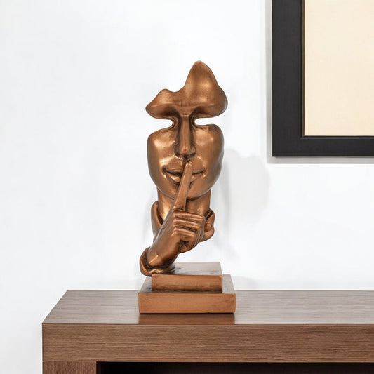 8" Bronze Resin Tabletop Sculpture