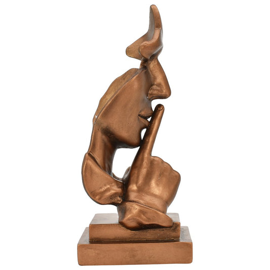 8" Bronze Resin Tabletop Sculpture