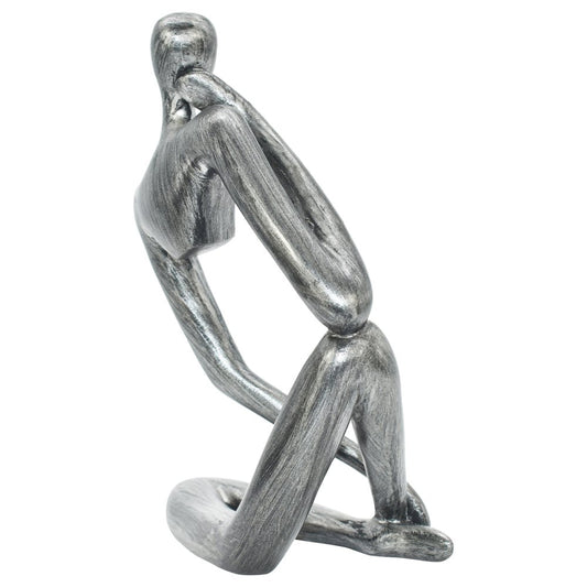 6" Pewter Resin Man Tabletop Sculpture