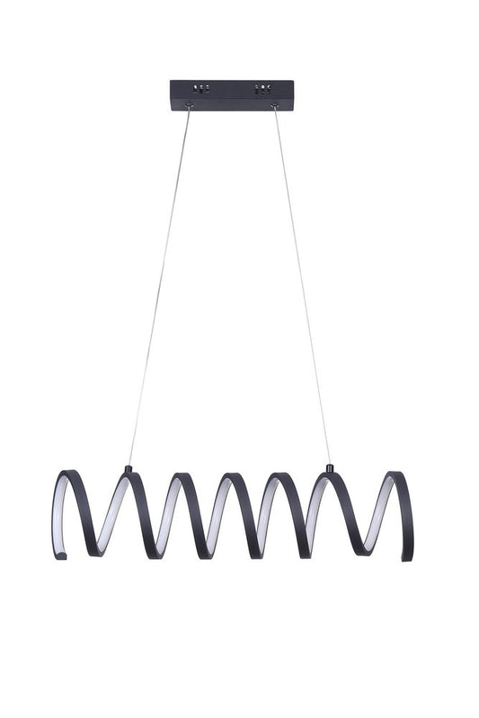 Black Metal LED Chandelier