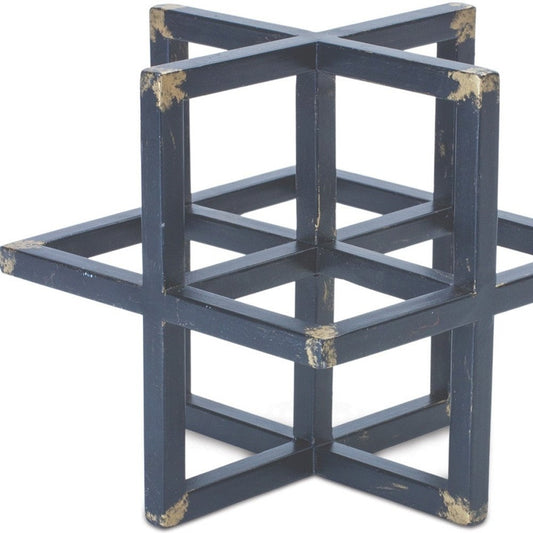 Set of Two Black Iron Tabletop Sculpture