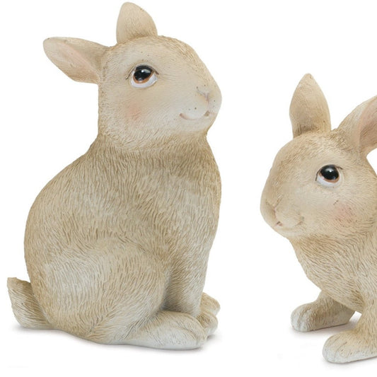 12 Brown Resin Figurine Tabletop Sculpture