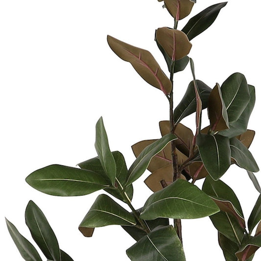 17" Green Artificial In Round Terra Cotta Terracotta Pot