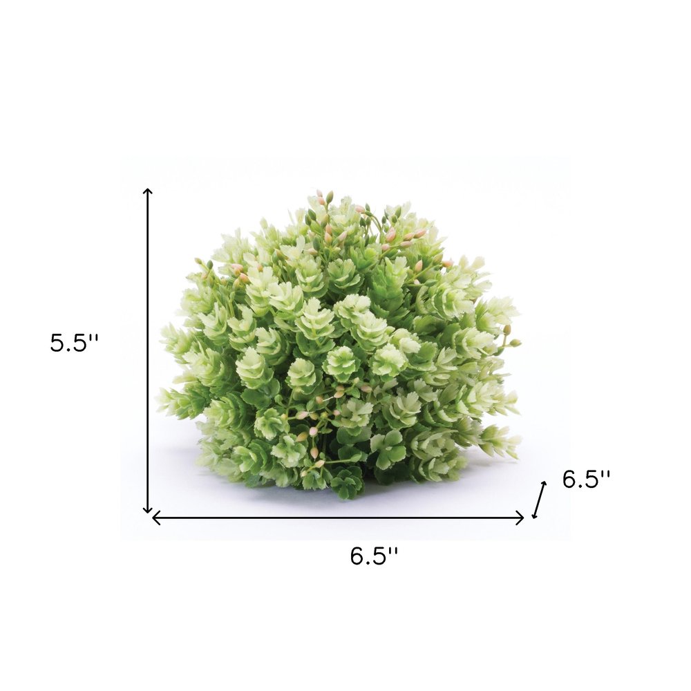 Set of Two 7" Green Artificial