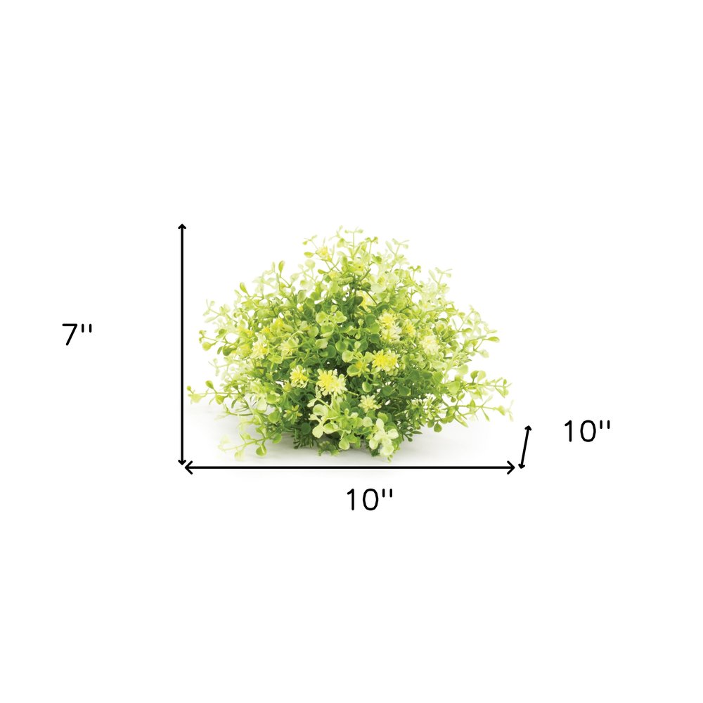 Set of Two 10" Green Artificial