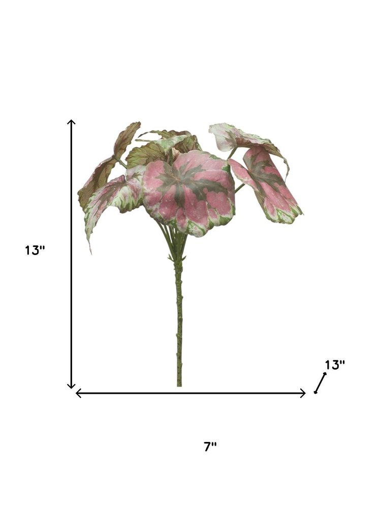 Set of Two 7" Red Artificial