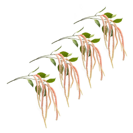 Set of Four 10" Pink Artificial