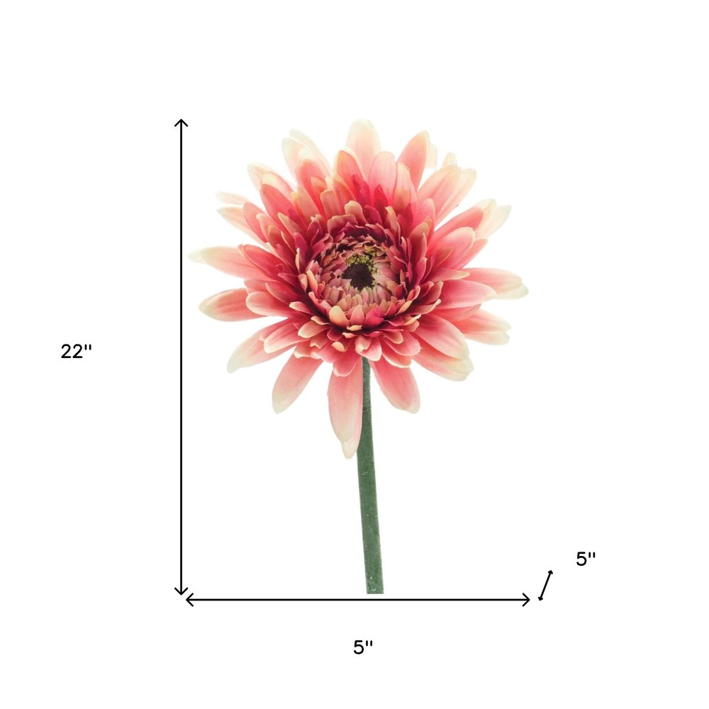 Set of Six 5" Pink Artificial