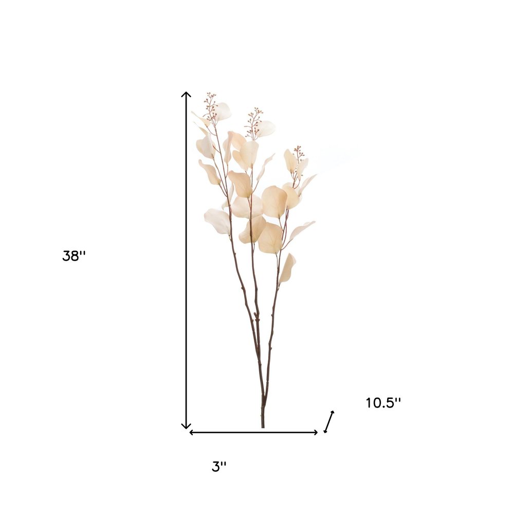 Set of Two 3" Beige Artificial