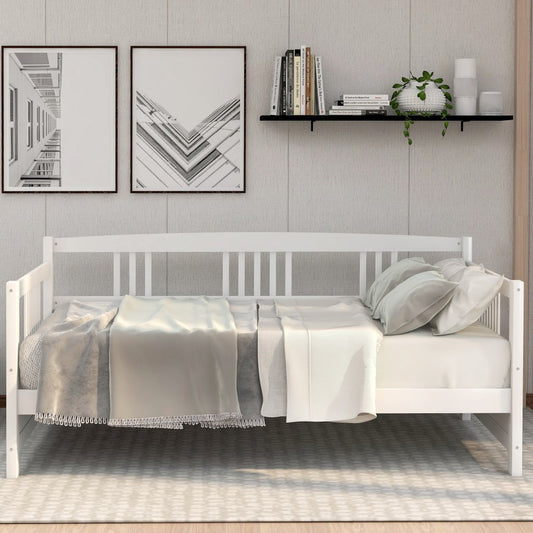 White Wood Twin Daybed Frame