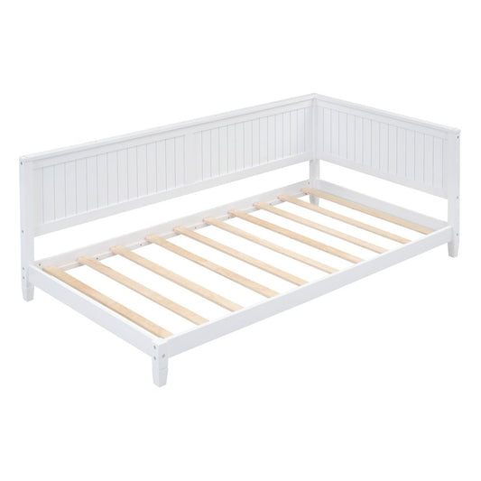 White Wood Twin Daybed Frame