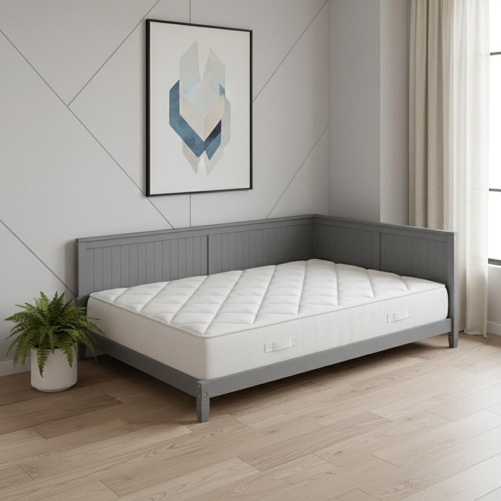 Gray Wood Full Daybed Frame