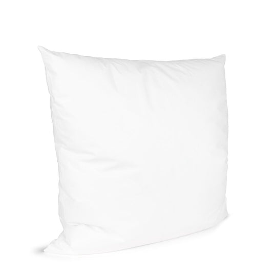22" White Cotton Throw Pillow Insert