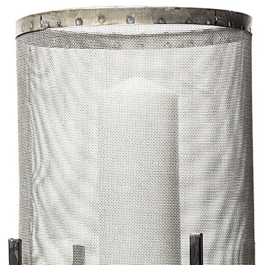 Set of Two Black Distressed Geometric Metal Lantern Candle Holders