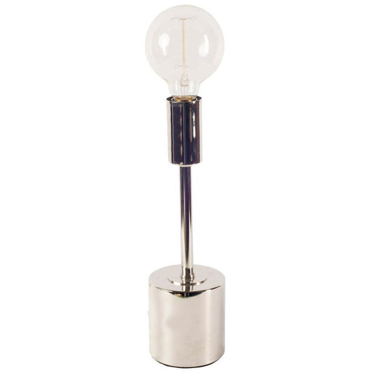 18" Silver Candlestick Lamp Base